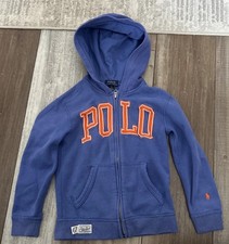 Polo Ralph Lauren Boys Blue/purplish/orange Hoodie - Size 6 -