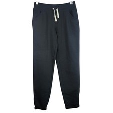 Cat  Jack Joggers Sweatpants Black Size 10 12 Large Drawstring Pockets Pull On