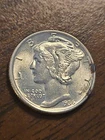 1936 P Silver Mercury Dime BU