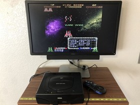 Galactic Attack Sega Saturn 1995 Taito Acclaim Shooter Action Loose Disc Tested