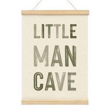 Boy Nursery Decor, Little Man Cave Sign for Boys Kids, Boys Room Decor, Toddl...