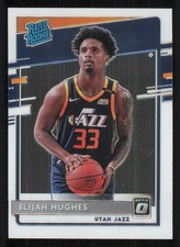 2020-21 Donruss Optic #192 Elijah Hughes RR RC