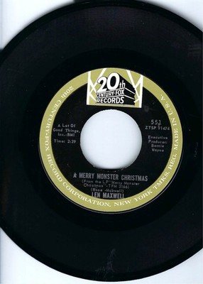 HALLOWEEN/HOLIDAY -LEN MAXWELL- ''A MERRY MONSTER CHRISTMAS''- 20TH CENTURY