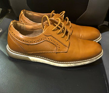 Bruno Marc Men's Brown Leather Brogue Lace-Up Oxford Dress Shoes Round Toe 5