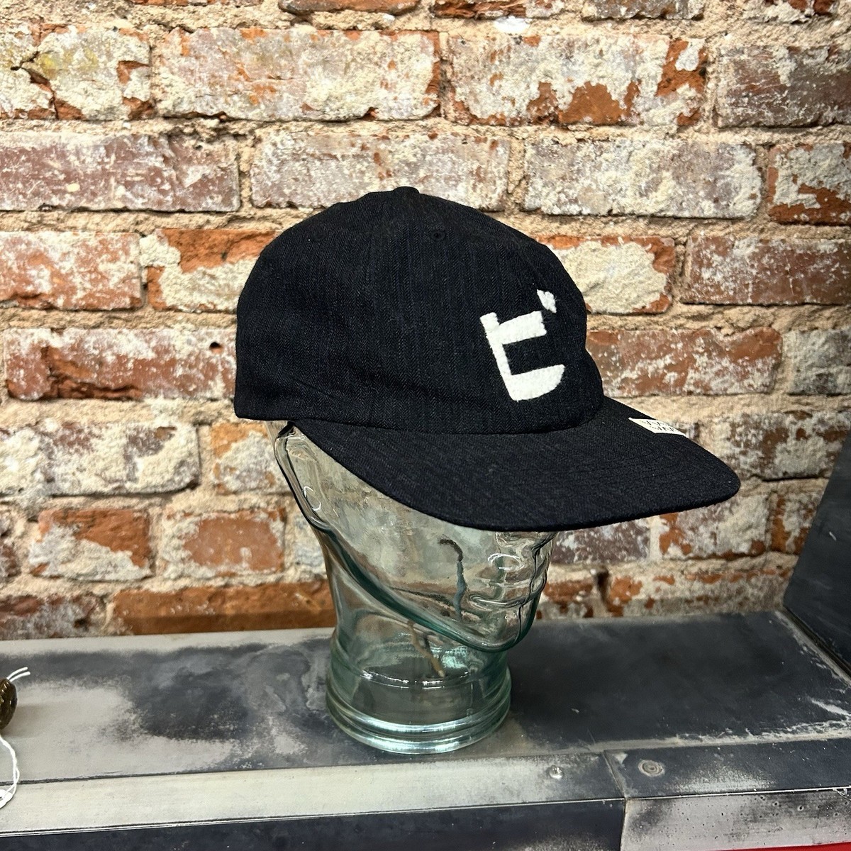 Visvim AW18 Japanese Character Cap Hat Wool Blend Herringbone Sz Visvim AW18 Japanese Character Cap Hat Wool Blend Herringbone Sz