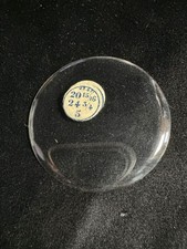 Vintage Round Glass Pocket Watch Crystal 20 15/16, 24 3/4 Replacement Domed Lens