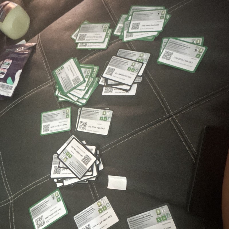 Mixed Lot Pokémon TCG Online Code Cards - Reward/Promo Incentive QR Codes