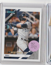 2019 Donruss Artist Proof Variation Yeli  Christian Yelich #190   4/10   BREWERS