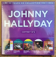 Johnny Hallyday  45T de Collection 1961-1969 - COFFRET 5 EP Couleurs Scellé 2017