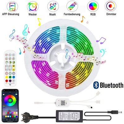 5-30M RGB LED Stripe 5050 SMD Leiste Streifen Band Lichtleiste APP Controller