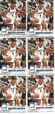 (6) 1993-94 NBA HOOPS ANFERNEE PENNY HARDAWAY RC's 5th GOLD ANNIVERSARY  #380