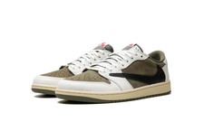 Size 12 - Jordan 1 Retro Low OG SP Travis Scott Medium Olive - DM7866-200