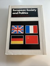 EUROPEAN SOCIETY AND POLITICS Stanley Rothman 1970 Rare xlib HC abi