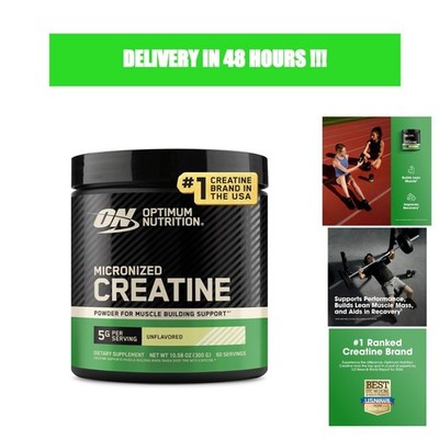 Optimum Nutrition Creatine Monohydrate Powder, Unflavored, 10 Oz - Muscle