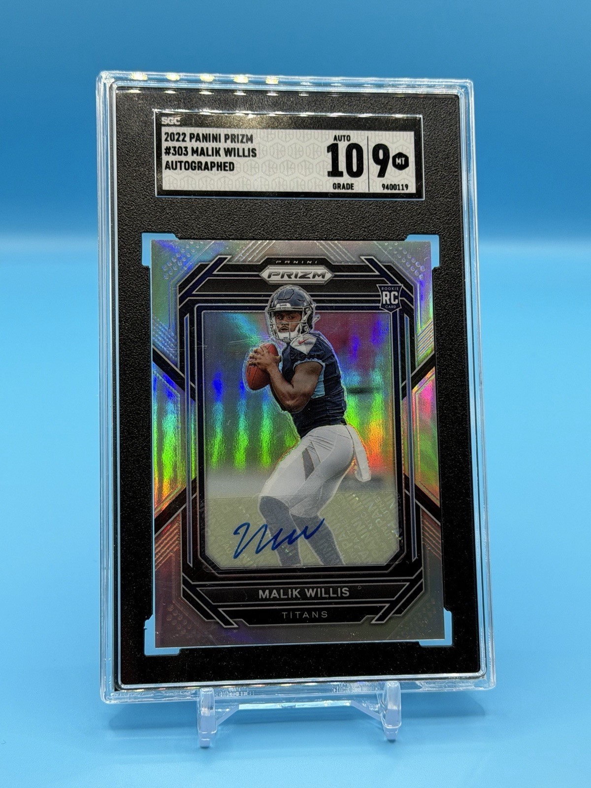 2022 Panini Prizm - Rookies Malik Willis #303 Silver Prizm Autographs (AU, RC)