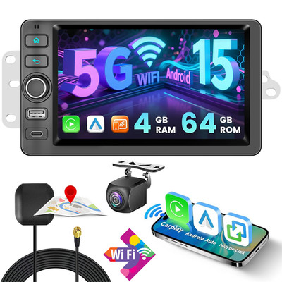 Android 15 Car Stereo Radio GPS For 2003-2006 GMC Chevrolet Chevy Carplay Camera