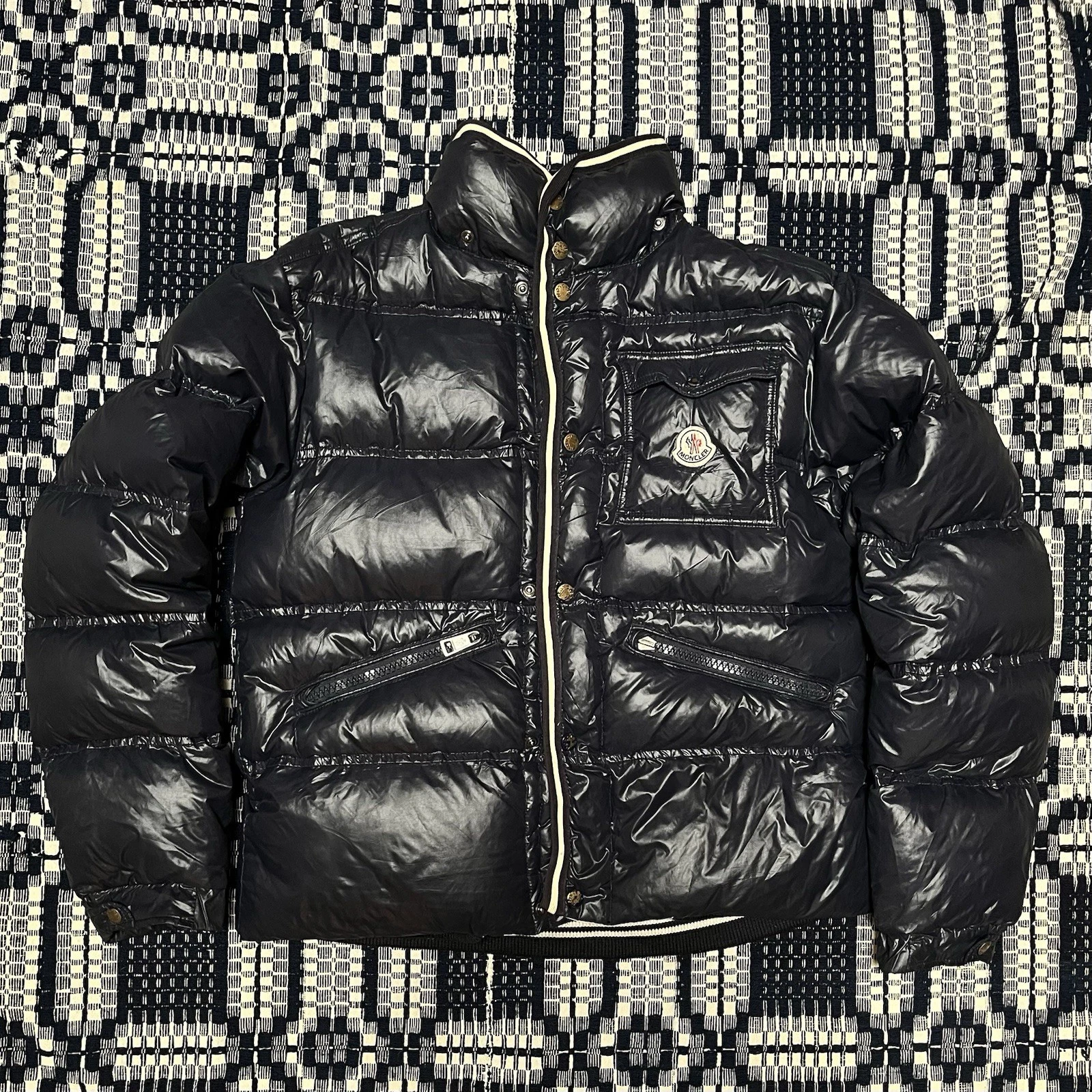 Moncler — Moncler Branson Down Puffer Jacket Size 3 Navy Men’s Used
