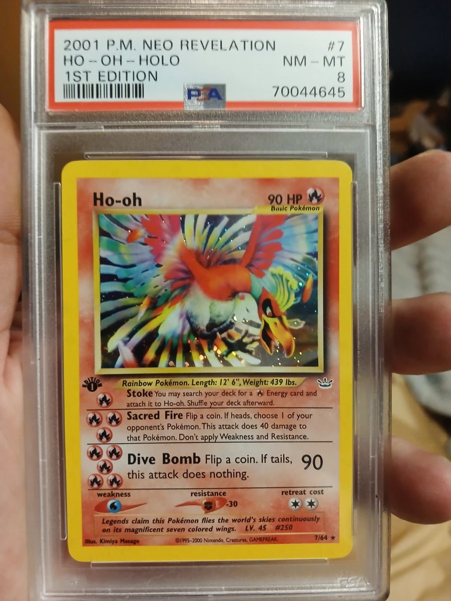 【PSA8】ホウオウEX　SR　1st Edition　1ED Ho-Oh Individual Trading Card Games Pokémon TCG 1st Edition for