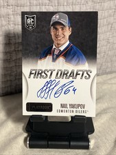2013-14 Playbook NAIL YAKUPOV First Drafts Rookie Autograph Signature Auto RC