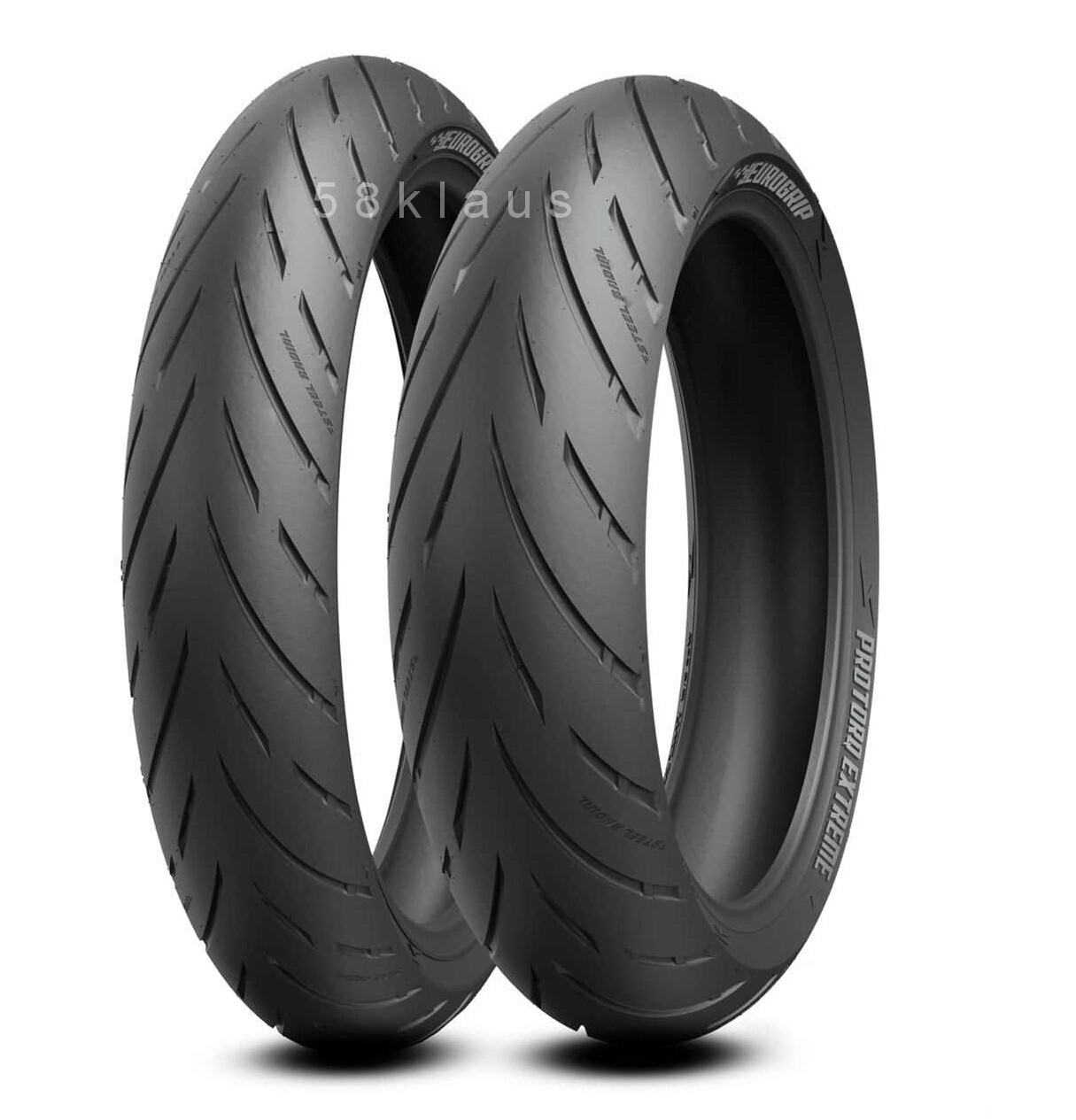 PAAR MOTORRADREIFEN EUROGRIP 100/90-18 56H + 140/70-17 66H ROADHOUND - Bild 8