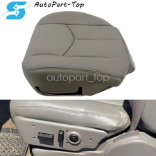 For 2003 2004 2005 2006 Chevy Tahoe Suburban Driver Bottom Seat Cover Gray 922