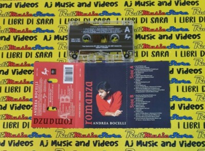 *MC ANDREA BOCELLI Romanza 1997 ITALY SUGAR SGR C 77801 no cd lp dvd vhs (7*)