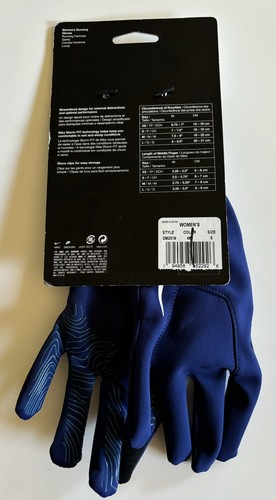 New Nike Women’s USA Storm Fit Phenom Running Gloves Blue Size Small NWT - Picture 6 of 6