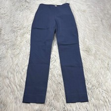 NWOT Everlane Women's 00 Everlane The Back Slit Work Pants Navy Blue