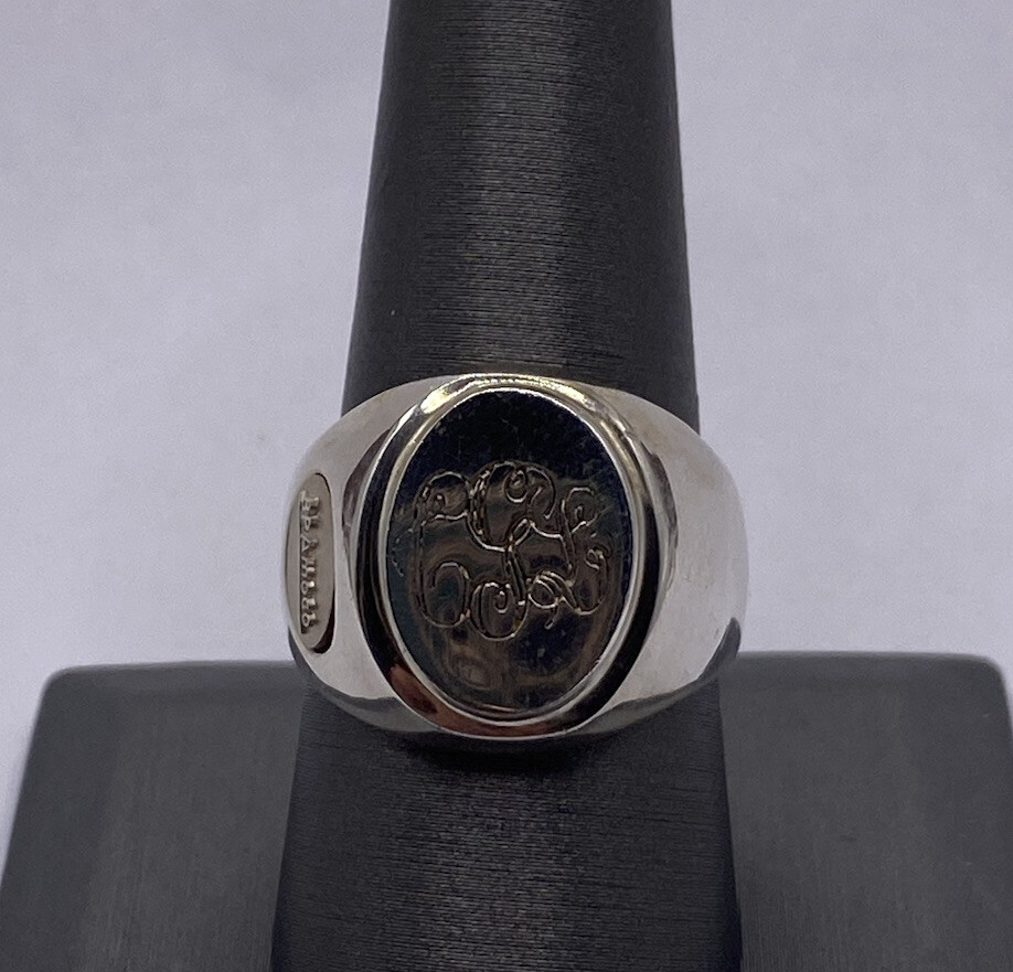 BP AMOCO LOGO INITIALS SOLID STERLING SILVER SIGN… - image 2