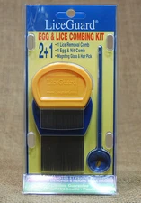 LiceGuard 2+1 EGG & LICE COMBING KIT NEW FREE SHIP Unopen SAFE NonToxic Natural