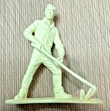 Vintage Marx Farm Play Set Man Tilling Ground 2 1/4"