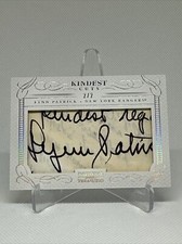 2013-14 Panini National Treasure Hockey Lynn Patrick 2/2 Auto Cut