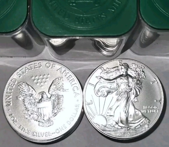 2019 American Silver Eagle $1 Coin Type1  1 oz,  In New Capsule & Free Shipping