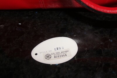  Beautiful Vintage Large Red Leather Purse Tote by Summit Hill w tag Read Desc  