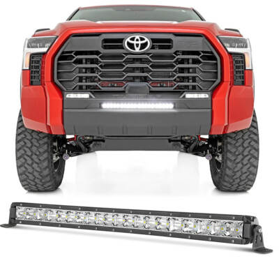 For 2022-2024 Toyota Tundra 20Inch LED Slim Bumper Kit LED Work Light Bar VS 18''