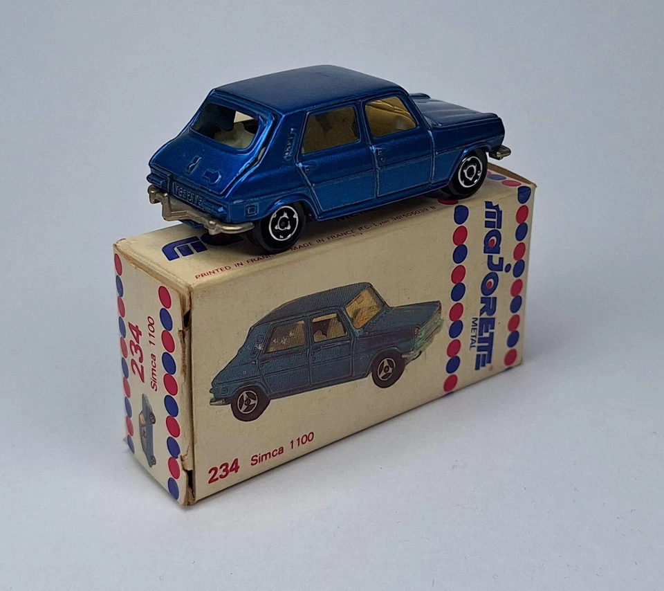 MAJORETTE No 234 - SIMCA 1100 Ti, with original box, Made in France, scale 1:60 - Bild 3 von 4