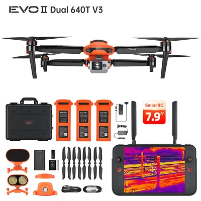 Autel Robotics EVO II Dual 640T Enterprise V3 640*512 30Hz Thermal Drone 2026