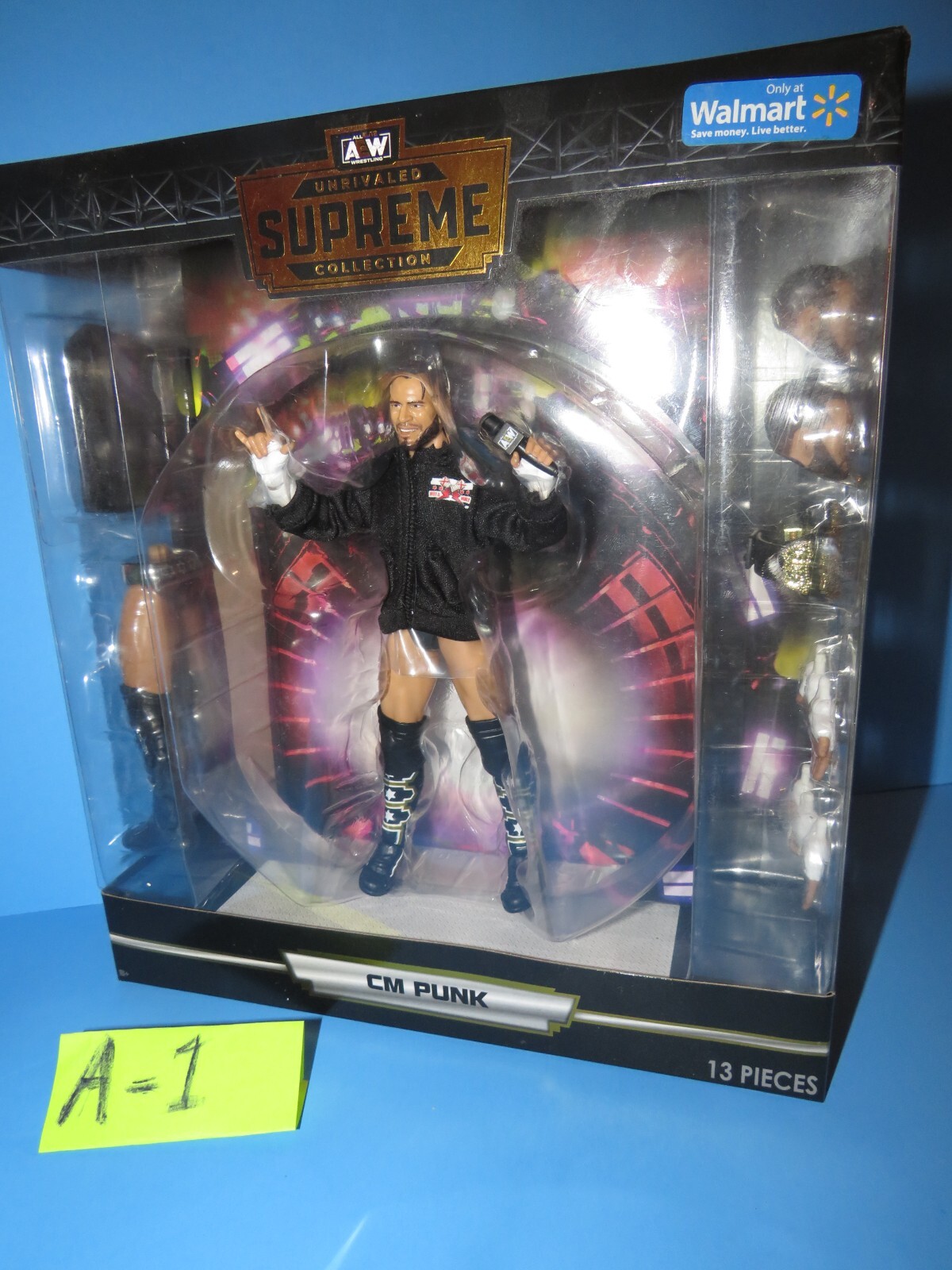AEW CM PUNK UNRIVALED SUPREME COLLECTION Walmart Exclusive Box Set SEALED