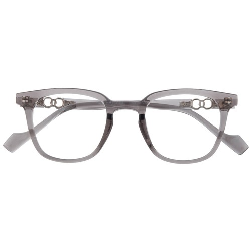 Eckige Kunststoffbrille für Herren Damen leichte Schlüsselloch Brille Brillengestell glänzend schwarz - Bild 10 von 22