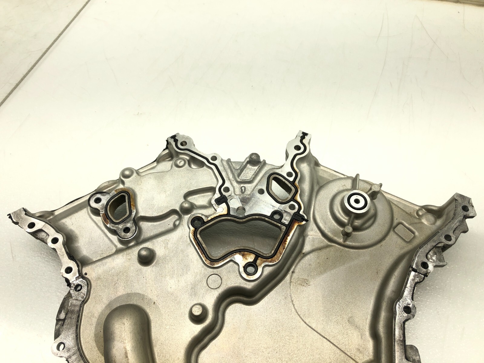 2014-2017 MASERATI GHIBLI SQ4 3.0 ENGINE MOTOR TIMING CHAIN COVER PLATE OEM 55K.