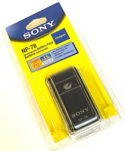 Genuine Sony Np78 NiMH Camcorder Batteries 6 Volt 2400mah for sale