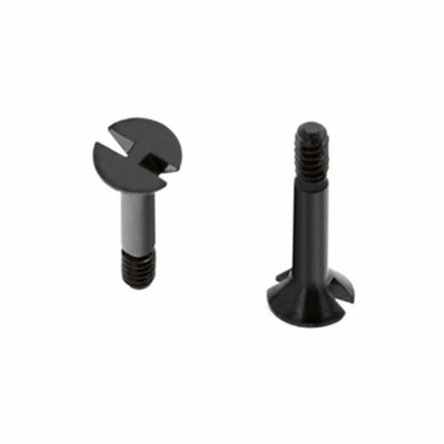 2 SCREW FOR HUBLOT KING POWER CERAMIC WATCH FIT STRAP RUBBER BAND BLACK PVD