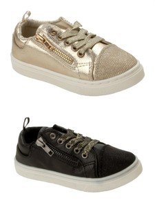 girls black trainers size 9