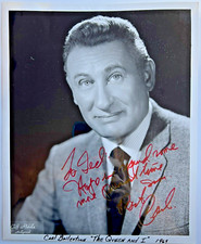 1969 CARL BALLANTINE AUTOGRAPHED PHOTO The Queen and I TV Sitcom 1E