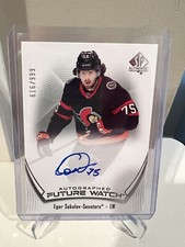 Egor Sokolov, 2021-22 SP Authentic Future Watch Auto #178 - Senators /999
