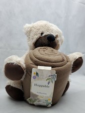 silver one sherpa plush stuffed animal and throw blanket
