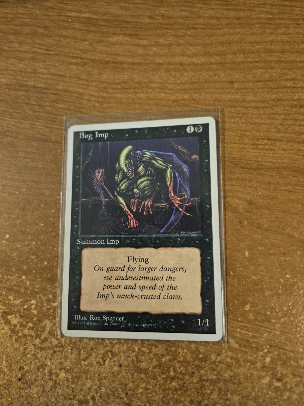 MAGIC THE GATHERING 4TH EDITION BOG IMP LIGHTLY PLAYED