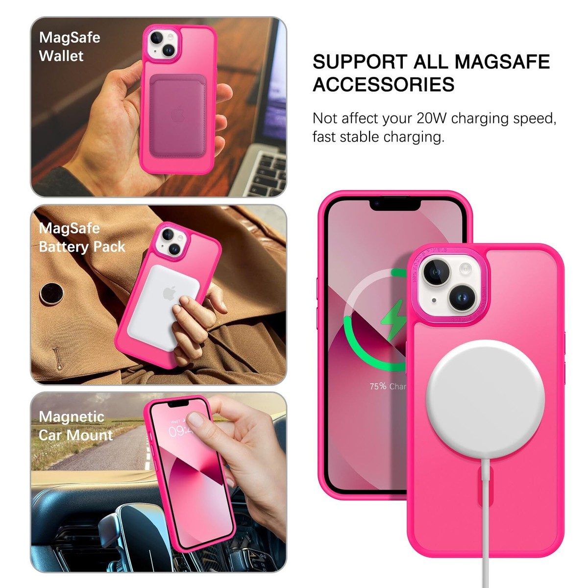 BENTOBEN Compatibile con iPhone 15, custodia magnetica per iPhone 15