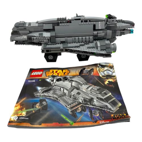 LEGO 75106 Imperial Assault Carrier avec instructions - Pas de boîte ni mini figurines (#1) - Photo 1/14