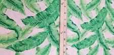 Palm leaves tropical quilting fabric cotton 36" x 44" wide